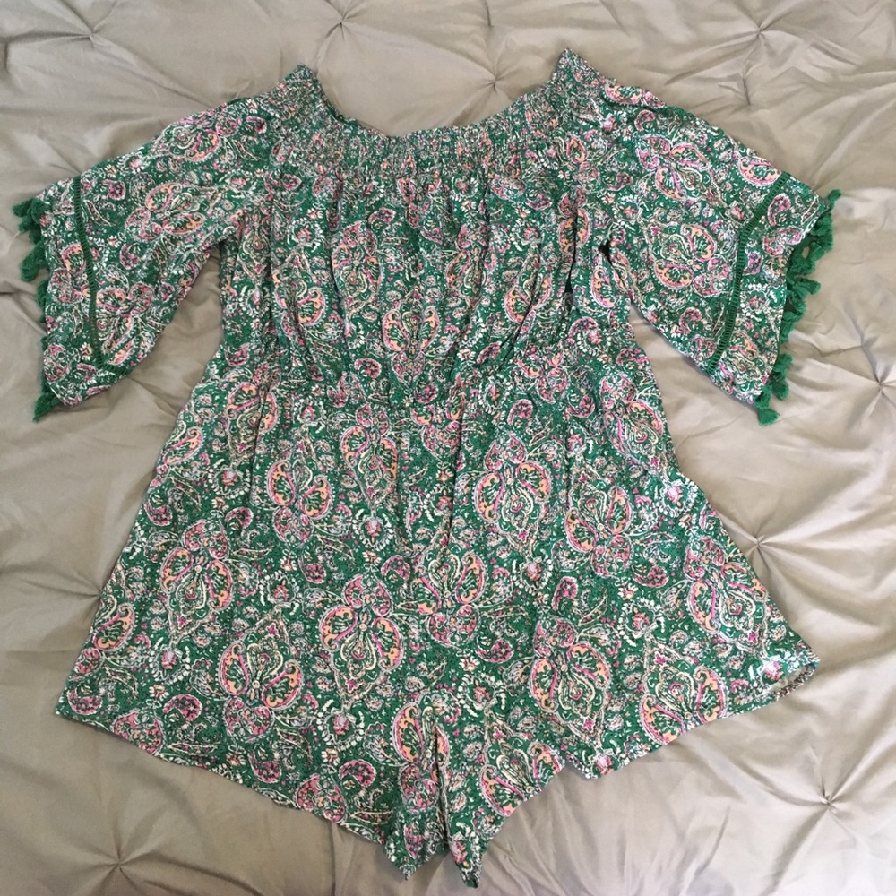 NWOT shorts romper